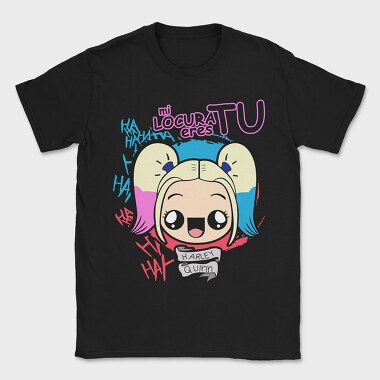 Harley Quinn Laughter, Tricou Barbati (Unisex)