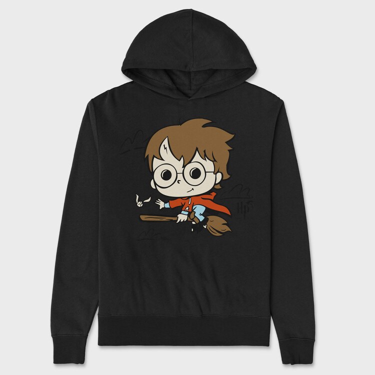 Harry Potter Broomstick, Hanorac Oversize Barbati (Unisex)