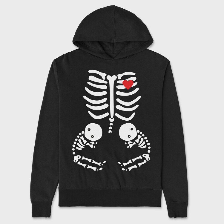 Heart Dots Love, Hanorac Oversize Barbati (Unisex)