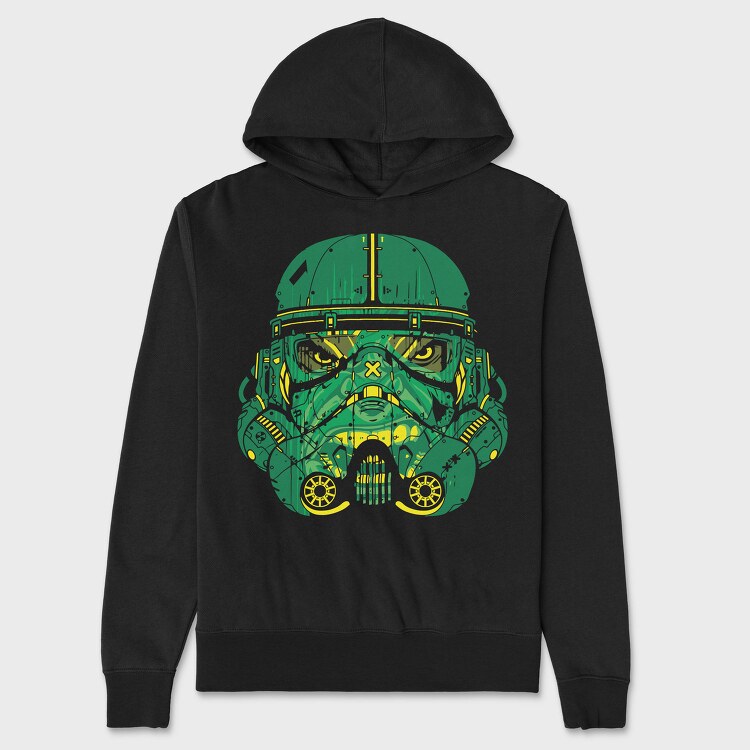 Helmeted X, Hanorac Oversize Barbati (Unisex)