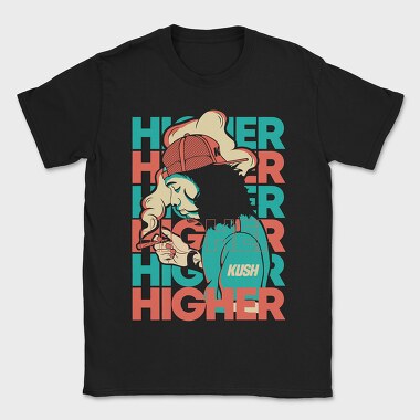 Higher Kush, Tricou Barbati (Unisex)