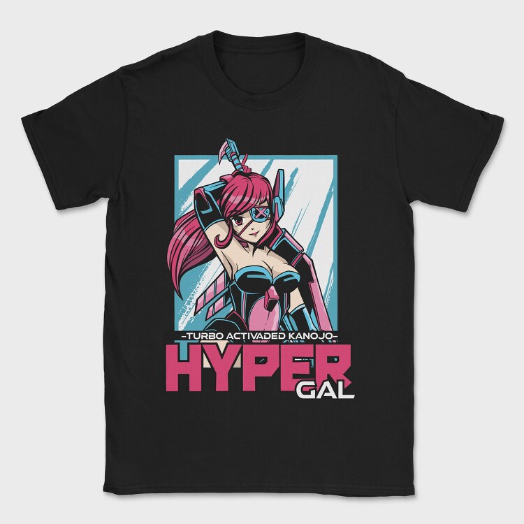 Hyper Gal, Tricou Barbati (Unisex)