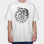 Raven Viking Black, Tricou Oversize Barbati (Unisex)