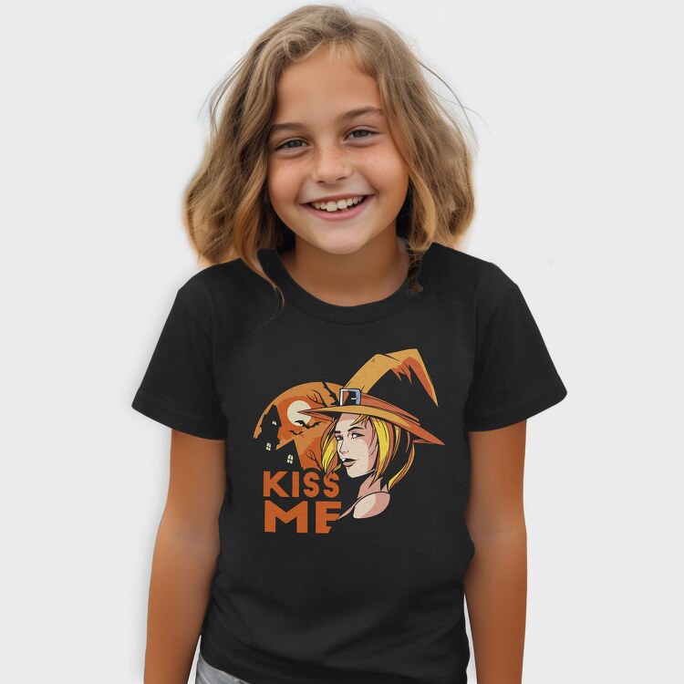 Halloween Witch Kiss, Tricou Copii