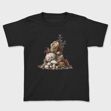 Mushroom Holiday Berry, Tricou Copii