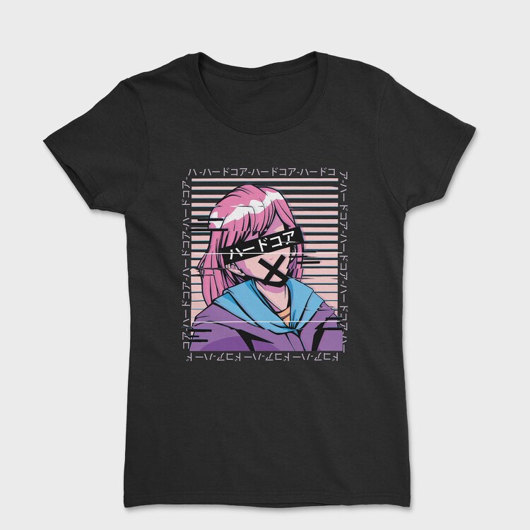 Hardcore Glitch Girl, Tricou Femei
