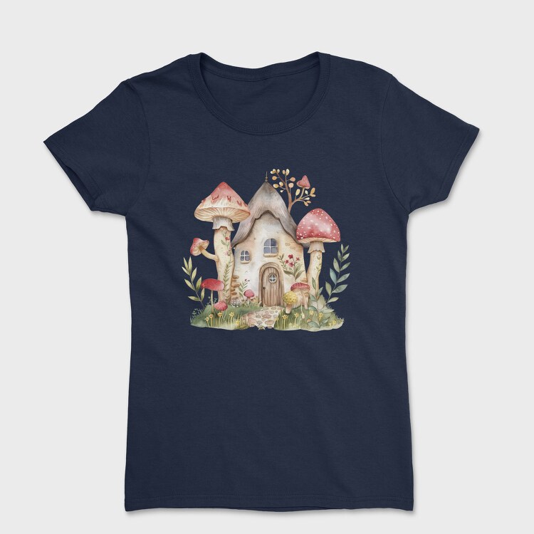 Mushroom House Garden, Tricou Femei