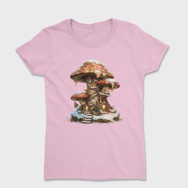 Mushroom House Snow, Tricou Femei