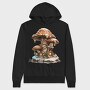 Mushroom House Snow, Hanorac Oversize Barbati (Unisex)