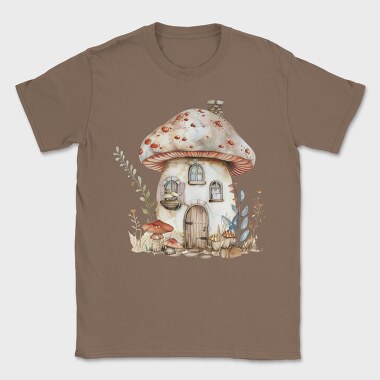 Mushroom Hut Fantasy, Tricou Barbati (Unisex)