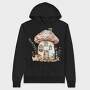 Mushroom Hut Fantasy, Hanorac Oversize Barbati (Unisex)