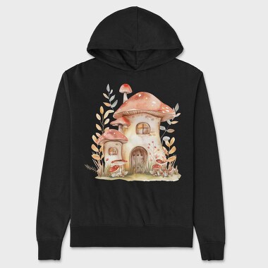 Mushroom Hut Nest, Hanorac Oversize Barbati (Unisex)