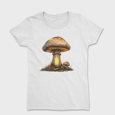 Mushroom Light Clipart, Tricou Femei