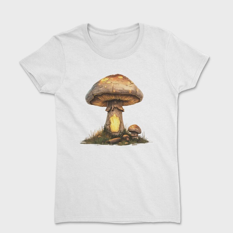 Mushroom Light Clipart, Tricou Femei