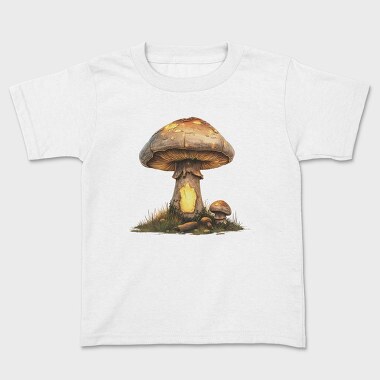 Mushroom Light Clipart, Tricou Copii