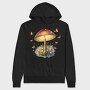 Mushroom Light Glow, Hanorac Oversize Barbati (Unisex)