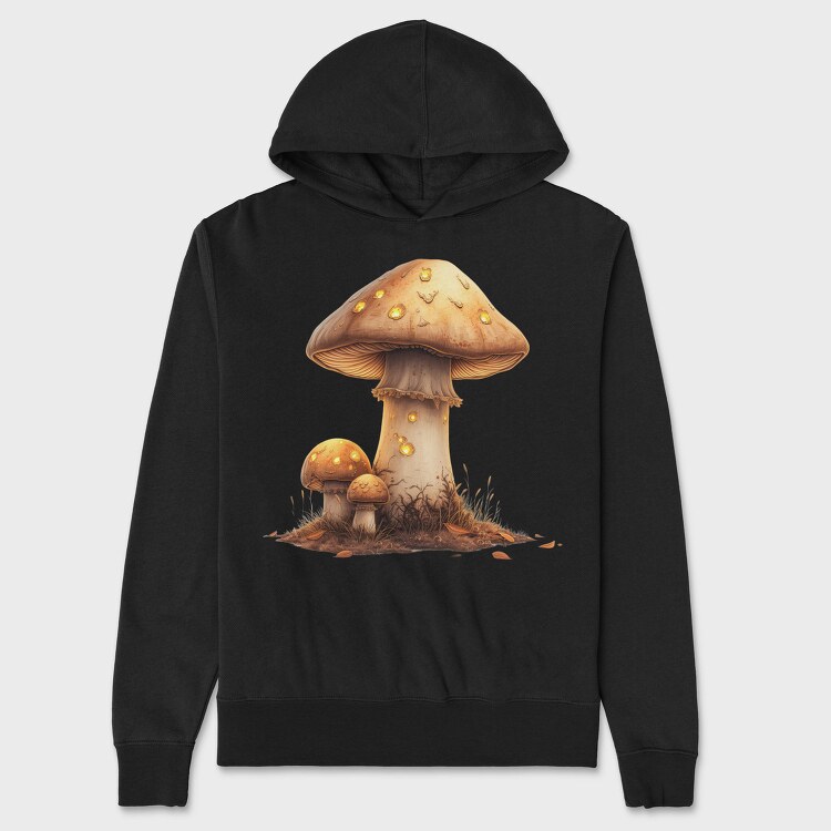 Mushroom Lights Earth, Hanorac Oversize Barbati (Unisex)