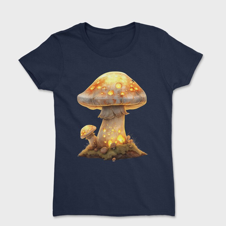 Mushroom Lights Glow, Tricou Femei