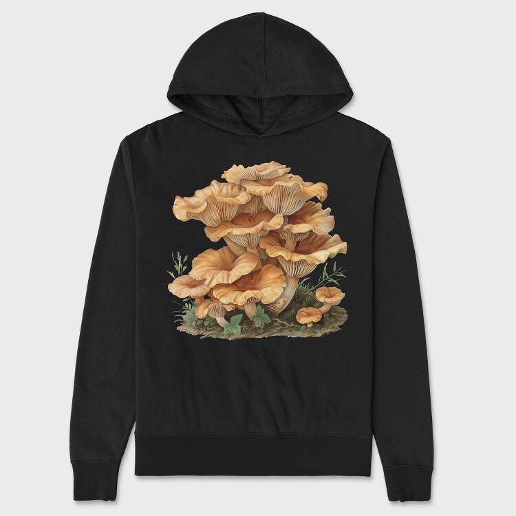 Mushroom Nature Lover, Hanorac Oversize Barbati (Unisex)
