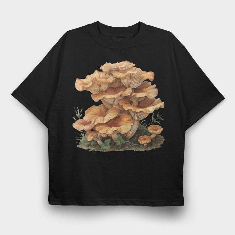 Mushroom Nature Lover, Tricou Oversize Barbati (Unisex)