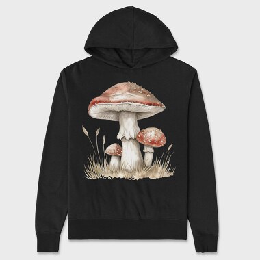Mushroom Scape, Hanorac Oversize Barbati (Unisex)