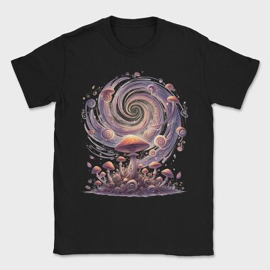Mushroom Spiral Cloud, Tricou Barbati (Unisex)