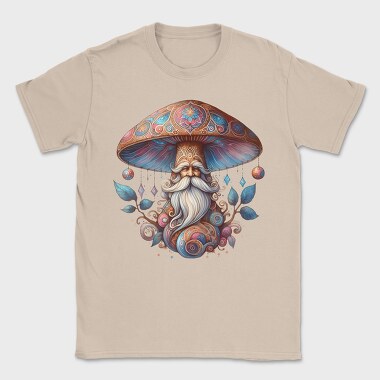 Mushroom Spirit Gnome, Tricou Barbati (Unisex)