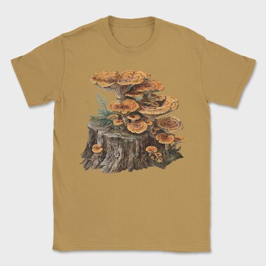 Mushroom Stump Fungi, Tricou Barbati (Unisex)