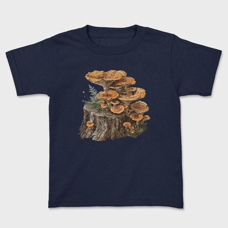 Mushroom Stump Fungi, Tricou Copii