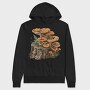 Mushroom Stump Fungi, Hanorac Oversize Barbati (Unisex)
