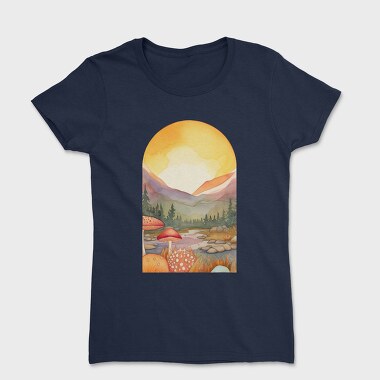 Mushroom Sunset, Tricou Femei