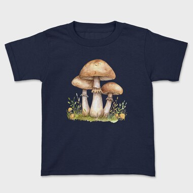 Mushrooms In Grass, Tricou Copii