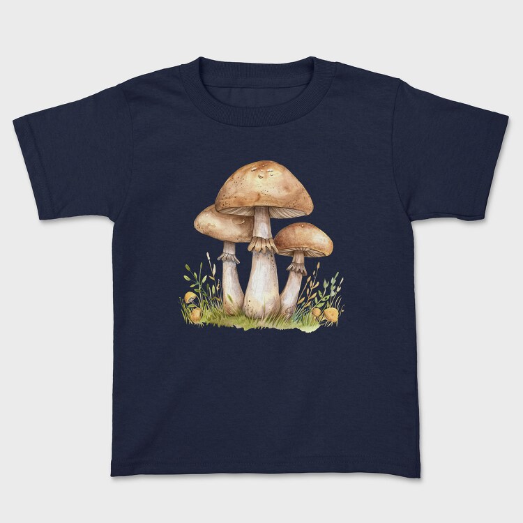 Mushrooms In Grass, Tricou Copii