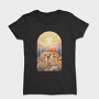 Mushrooms Sunset Light, Tricou Femei