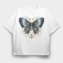 Mystic Butterfly Nightflight, Tricou Oversize Barbati (Unisex)