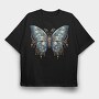 Mystic Butterfly Wings, Tricou Oversize Barbati (Unisex)