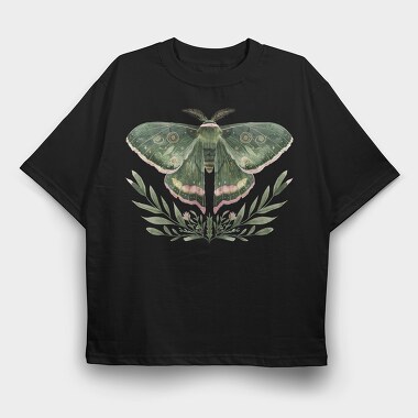 Mystic Celestial Moth, Tricou Oversize Barbati (Unisex)