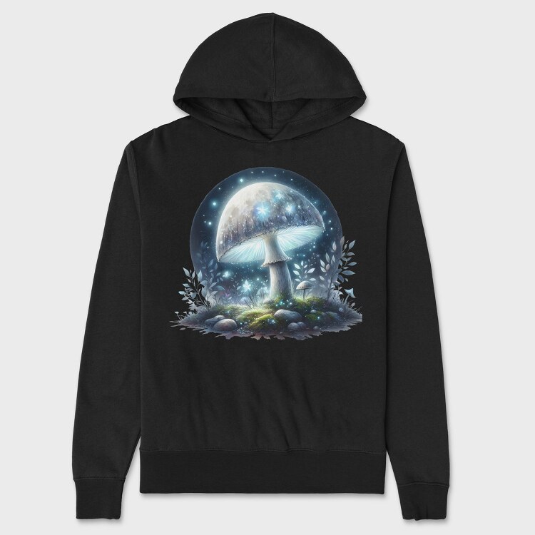 Mystic Fantasy Mushroom, Hanorac Oversize Barbati (Unisex)