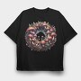Mystic Fantasy Mushrooms, Tricou Oversize Barbati (Unisex)