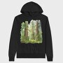 Mystic Forest Garden, Hanorac Oversize Barbati (Unisex)