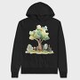 Mystic Forest Gnome, Hanorac Oversize Barbati (Unisex)