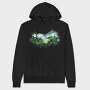 Mystic Forest Mist, Hanorac Oversize Barbati (Unisex)