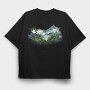 Mystic Forest Mist, Tricou Oversize Barbati (Unisex)