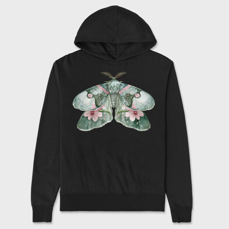 Mystic Moon Fairy, Hanorac Oversize Barbati (Unisex)