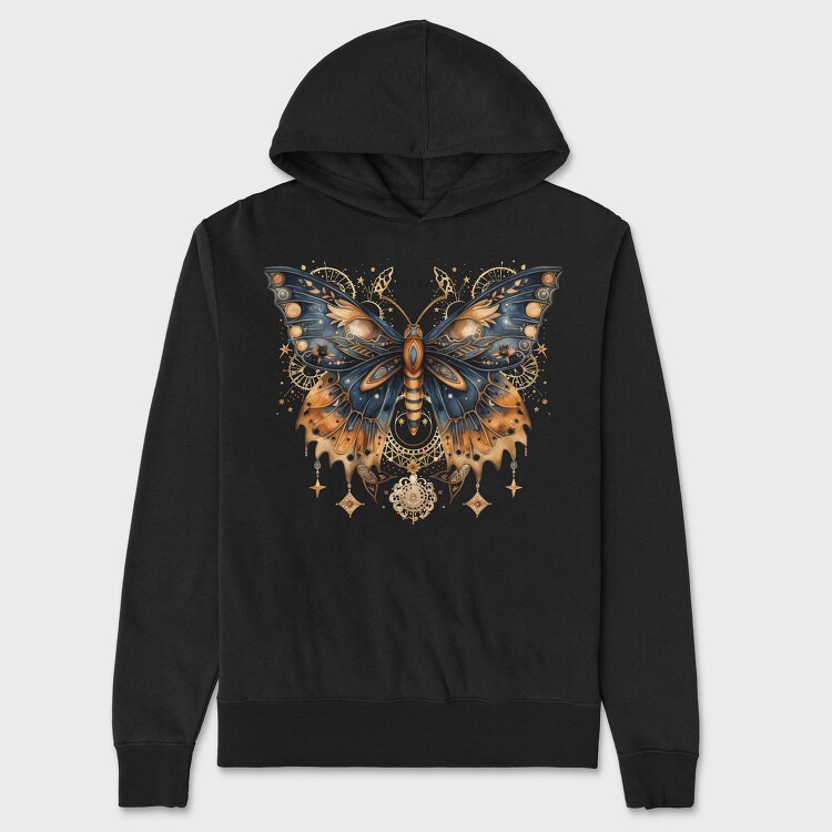 Mystic Moon Nightflight, Hanorac Oversize Barbati (Unisex)