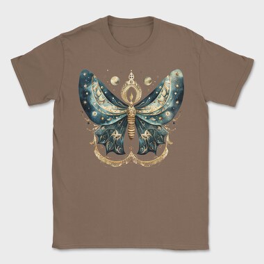Mystic Moth Moon, Tricou Barbati (Unisex)