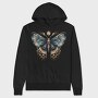 Mystic Moth Nightflight, Hanorac Oversize Barbati (Unisex)
