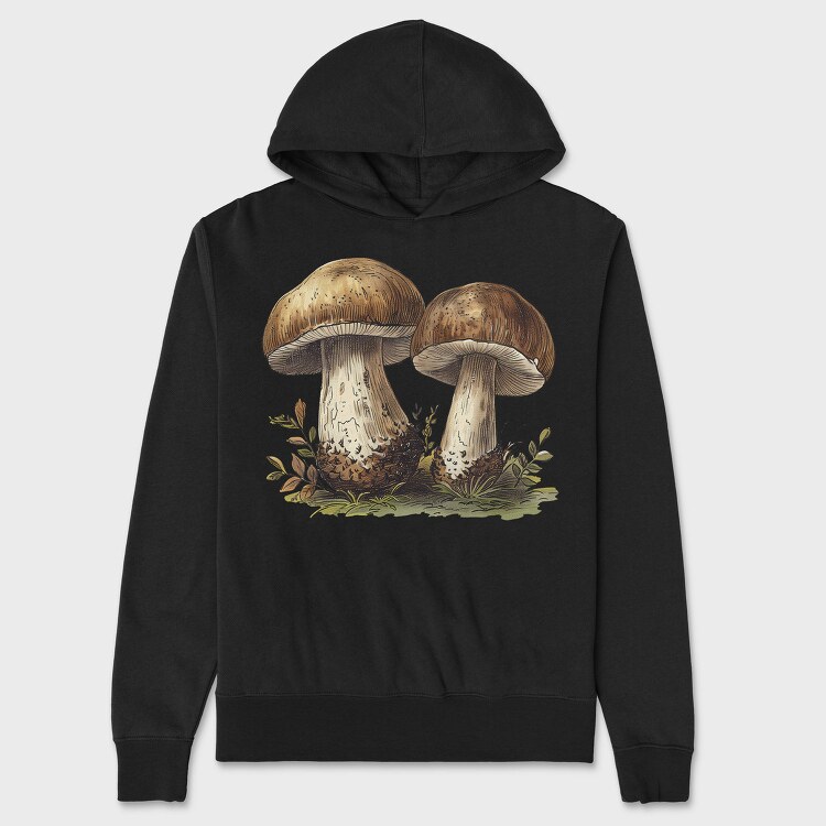 Mystic Mushroom Nature, Hanorac Oversize Barbati (Unisex)
