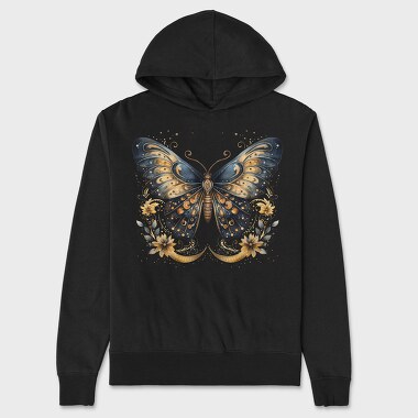Mystic Night Moon, Hanorac Oversize Barbati (Unisex)