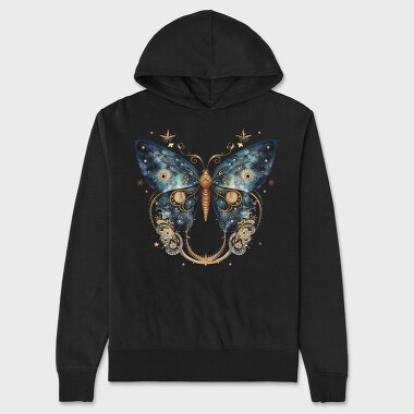 Mystic Night Moth, Hanorac Oversize Barbati (Unisex)